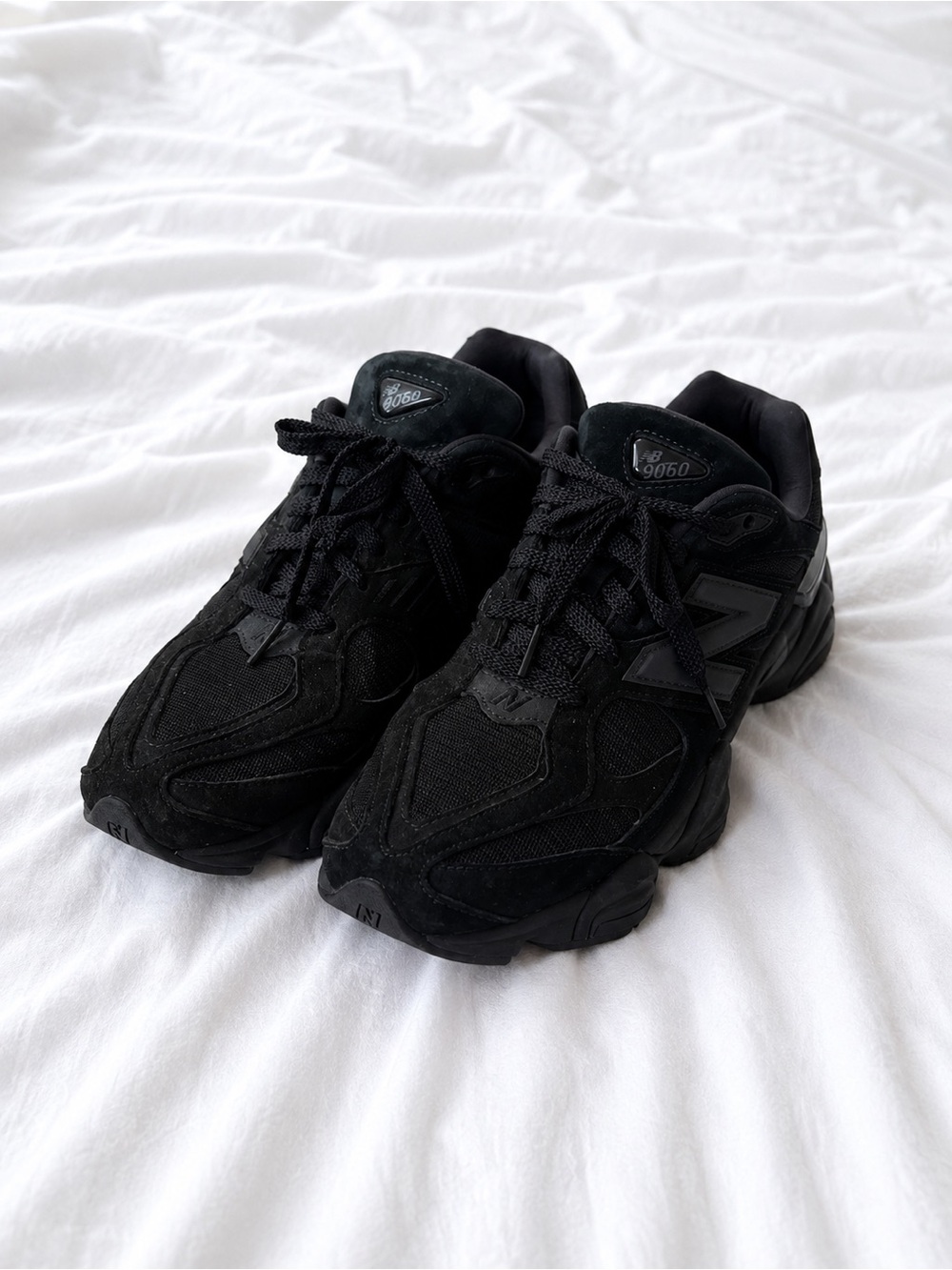 New Balance 9060 men All-Black size 12